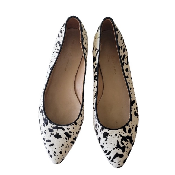 Mercanti Fiorentini Slip on Flats Women's Size 8.5 Animal Print Made in Italy - Picture 2 of 11
